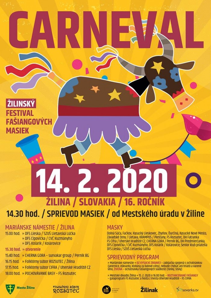 Carneval Slovakia Žilina 2020 - 16. ročník