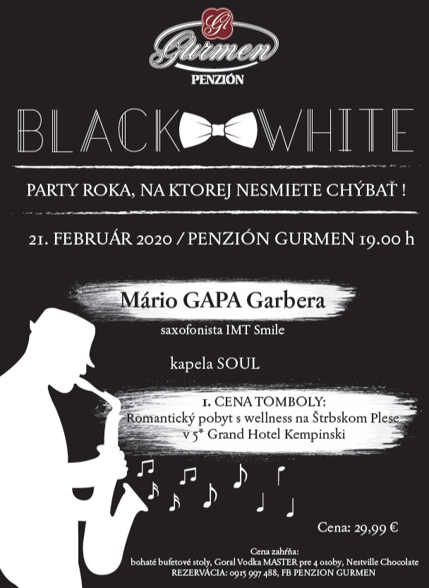 Black& White - prty roka 2020 Star ubova