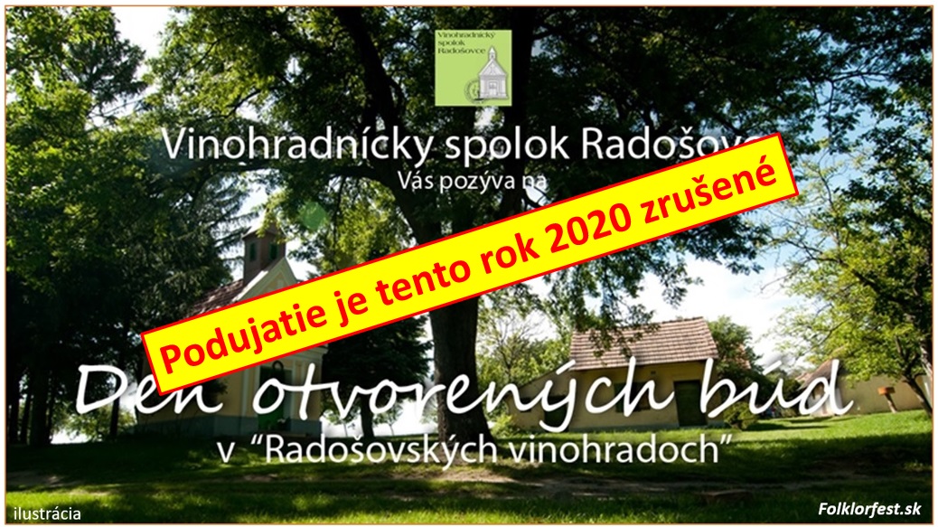 De� otvoren�ch b�d v Rado�ovsk�ch vinohradoch 2020 - 8. ro�n�k - - - ZRU�EN� 