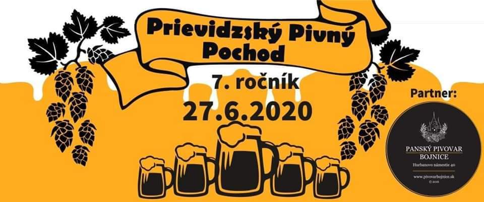 Prievidzský pivný pochod 2020 - 7. ročník