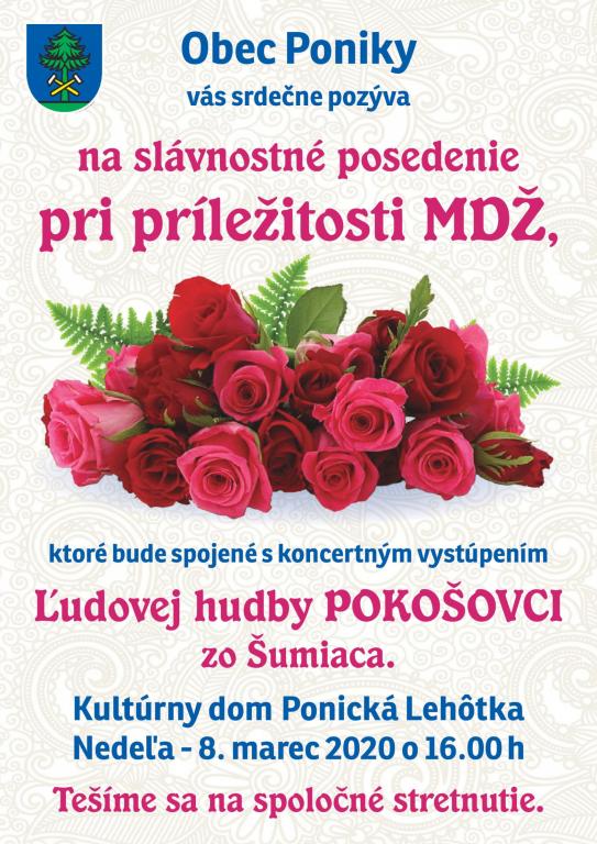 Slvnostn posedenie MD Poniky 2020