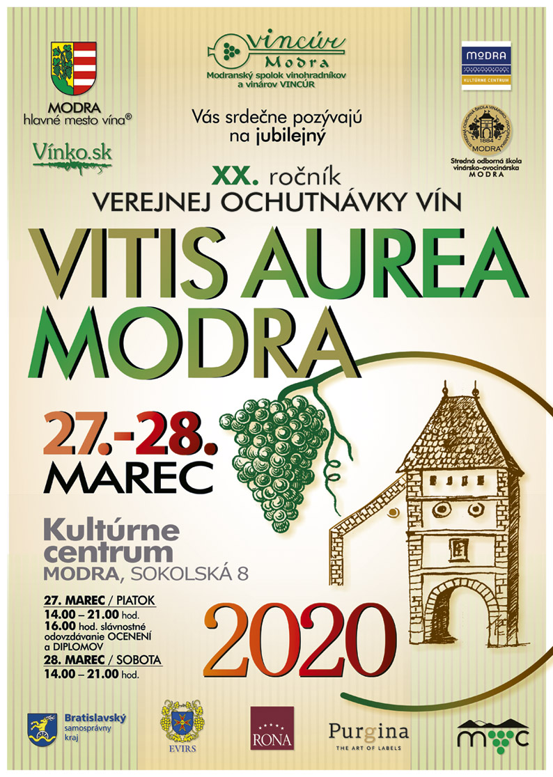 Vitis Aurea Modra 2020 - 20. ročník