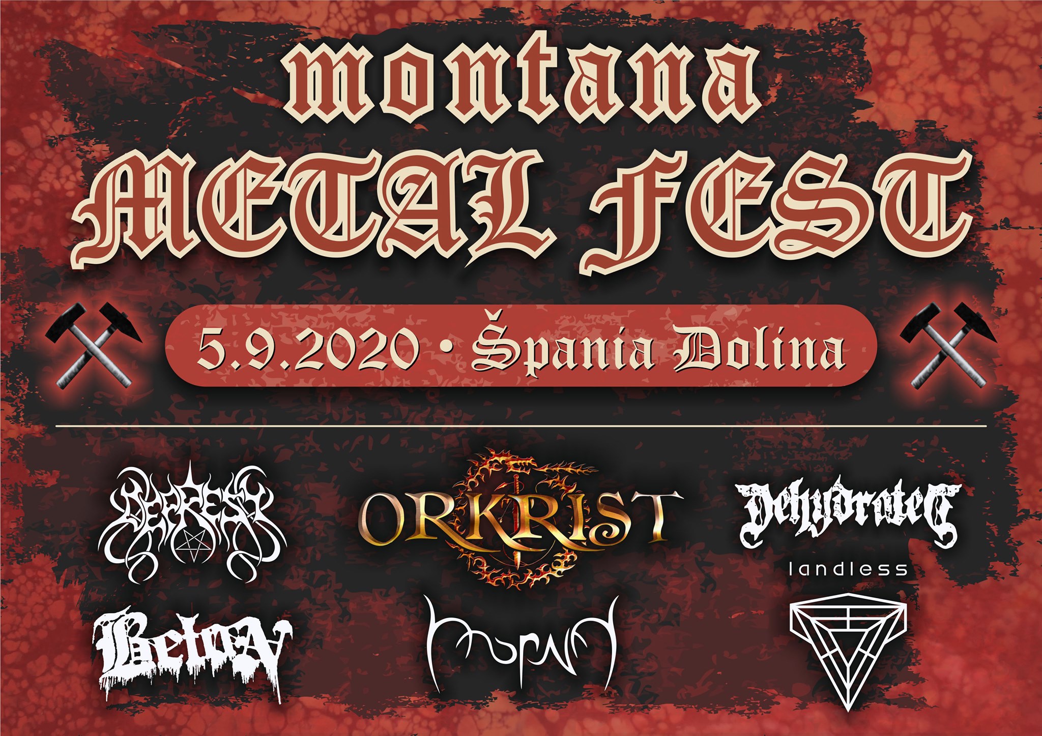 NOVÉ - - - MONTANA metalfest Špania Dolina 2020