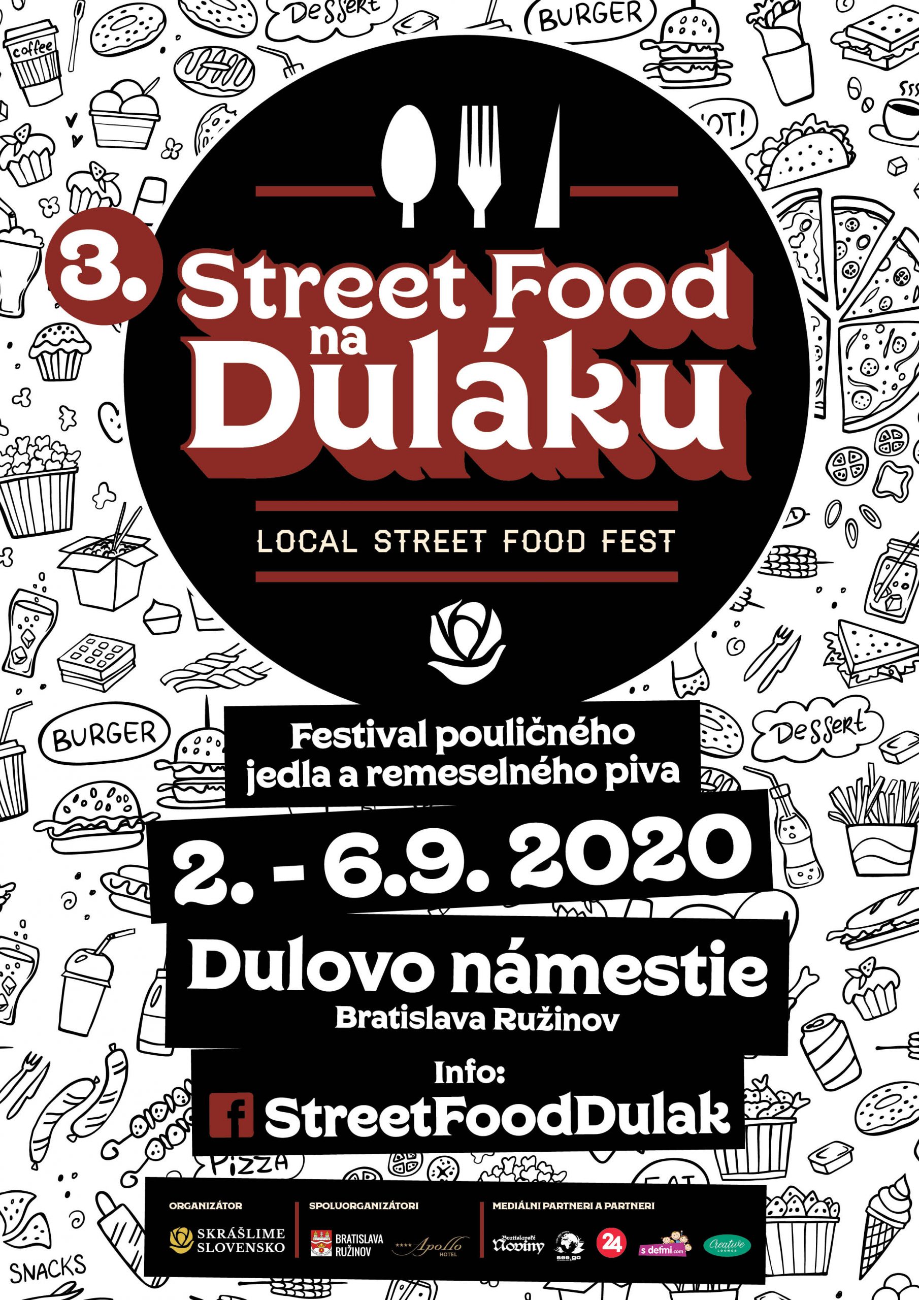 NOVÉ - - - Street food na Duláku 3 Bratislava 2020 