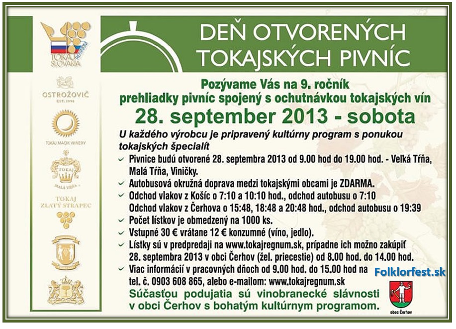 De otvorench tokajskch pivnc 2013 - 9. ronk