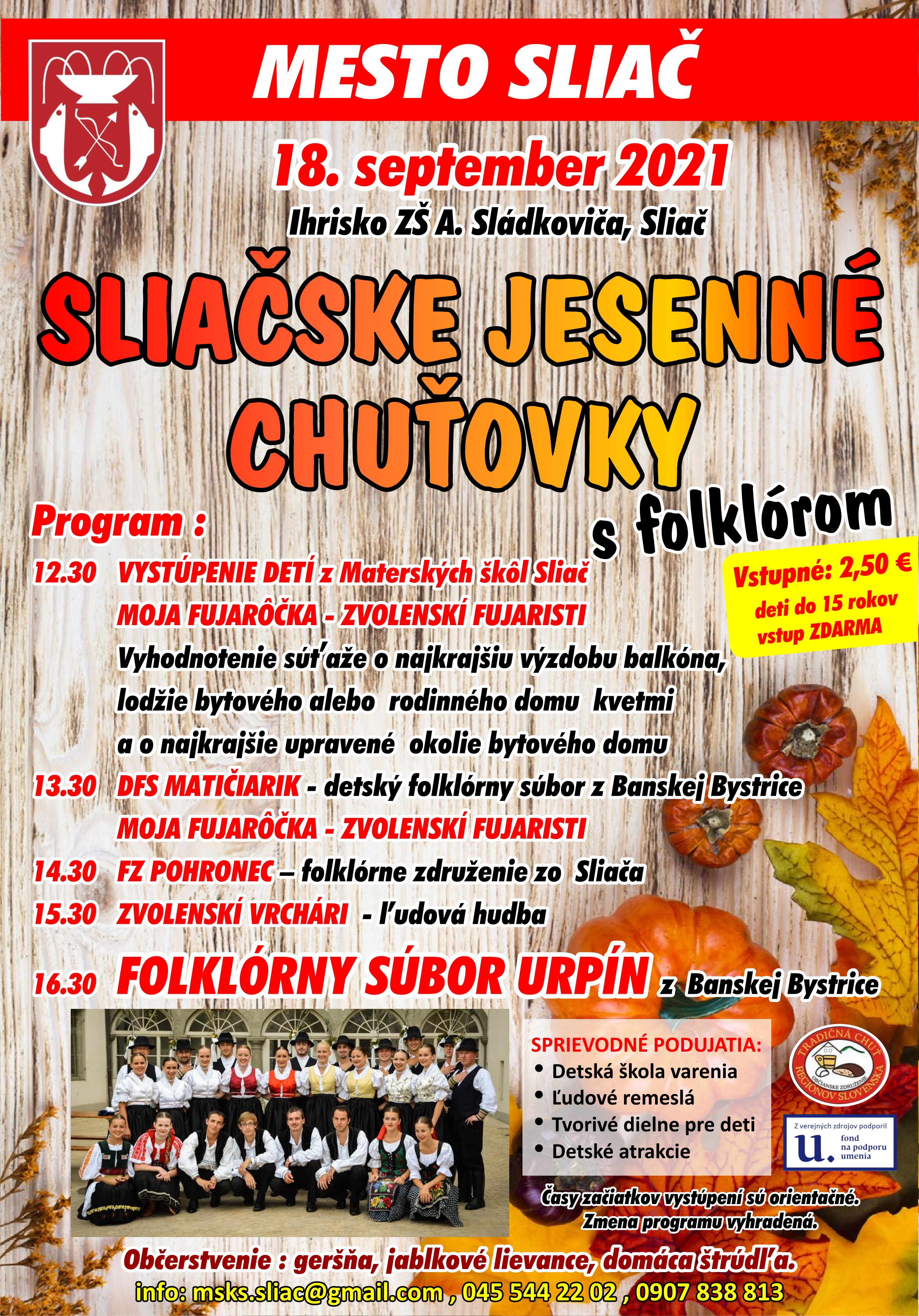 NOV - - - Sliaske jesenn chuovky s folklrom 2021 