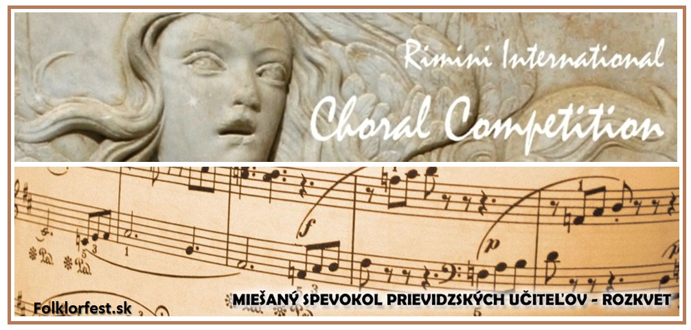Rimini International Choral Competition / Medzinárodná súťaž v zborovom speve o Cenu mesta Rimini - 7. ročník