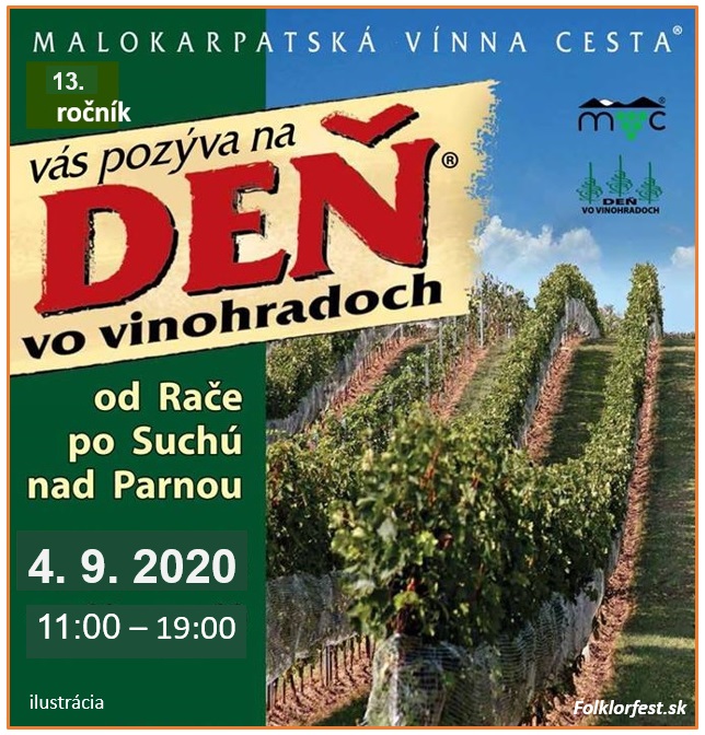 NOVÉ - - - Deň vo vinohradoch® 2021 - 13. ročník 