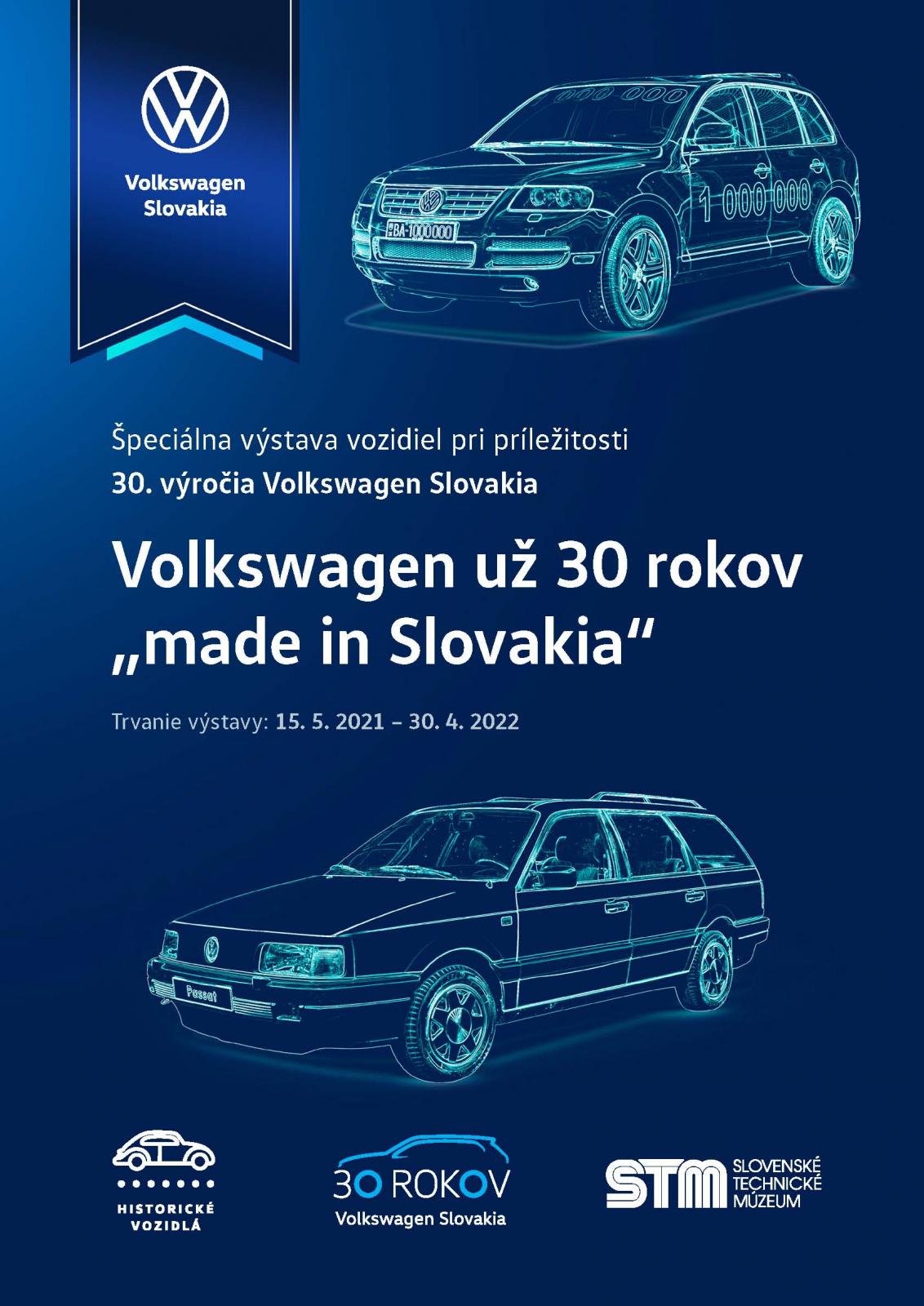NOV - - - Volkswagen u 30 rokov made in Slovakia 2021 Bratislava