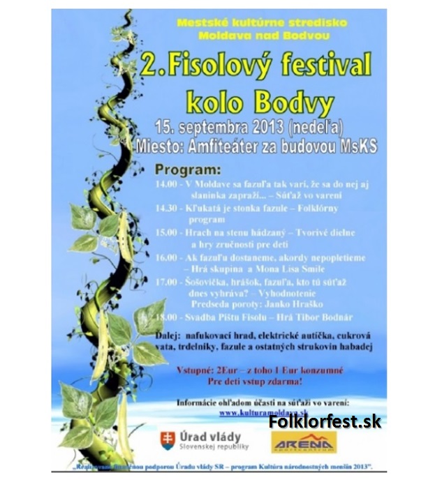 2. Fisolový festival  kolo Bodvy 2013