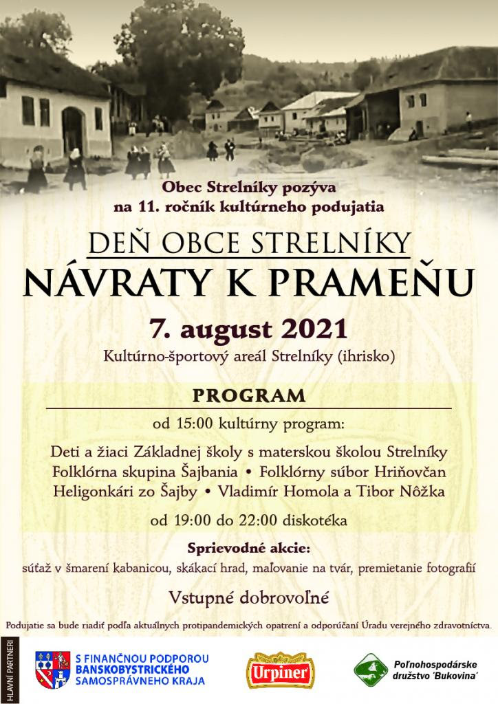 NOV - - - De obce Strelnky - Nvraty k prameu 2021 - 11. ronk
