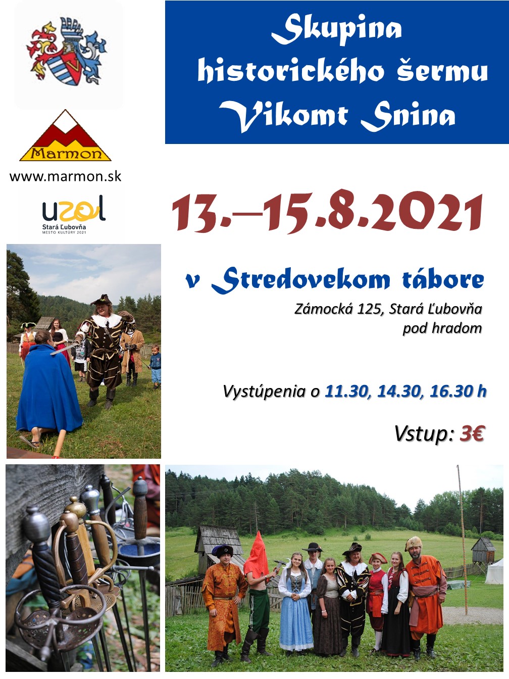 NOV - - - Stredovek tbor v Snine 2021