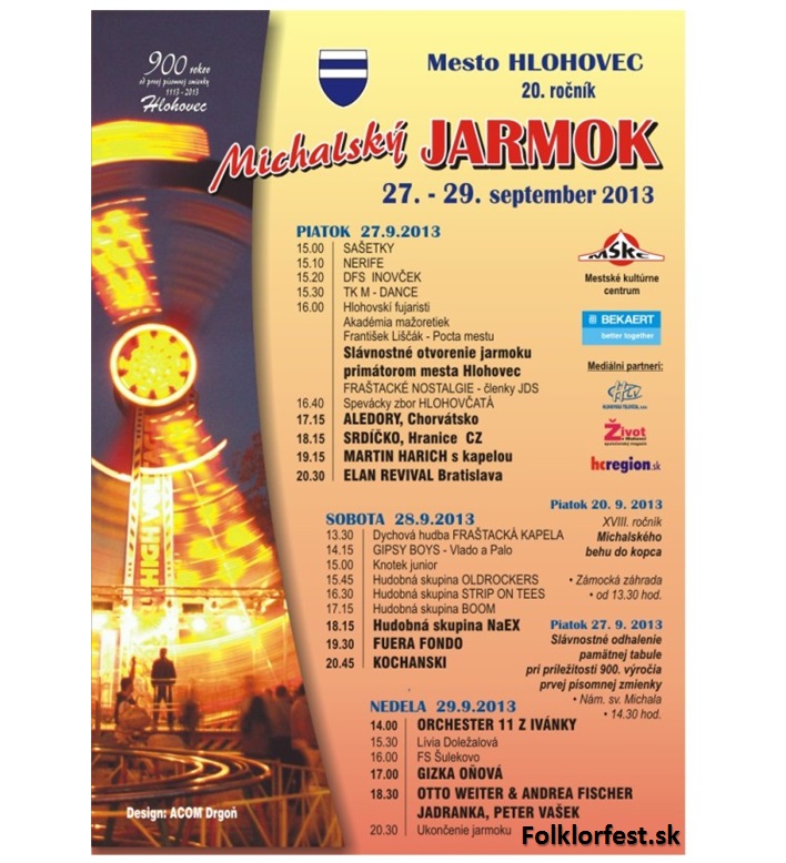 Michalsk� jarmok Hlohovec  -20. ro�n�k