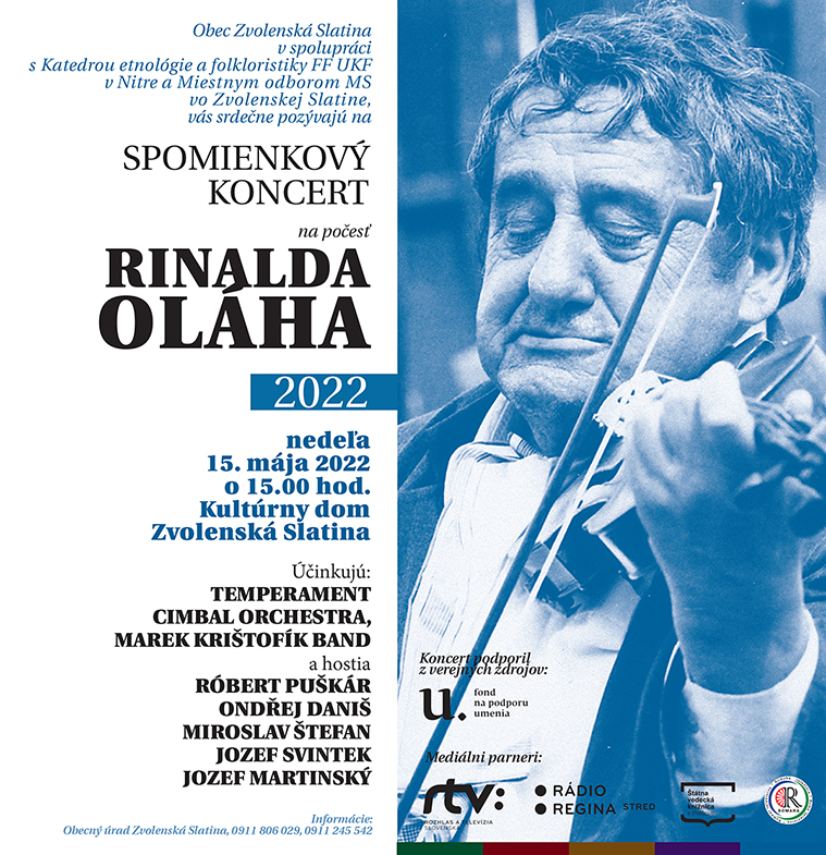 Spomienkový koncert na počesť Rinalda Oláha 2022