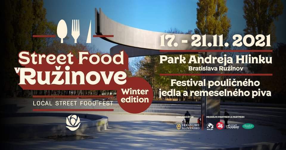 NOVÉ - - - Street food v Ružinove - Winter edition 2021 Bratislava