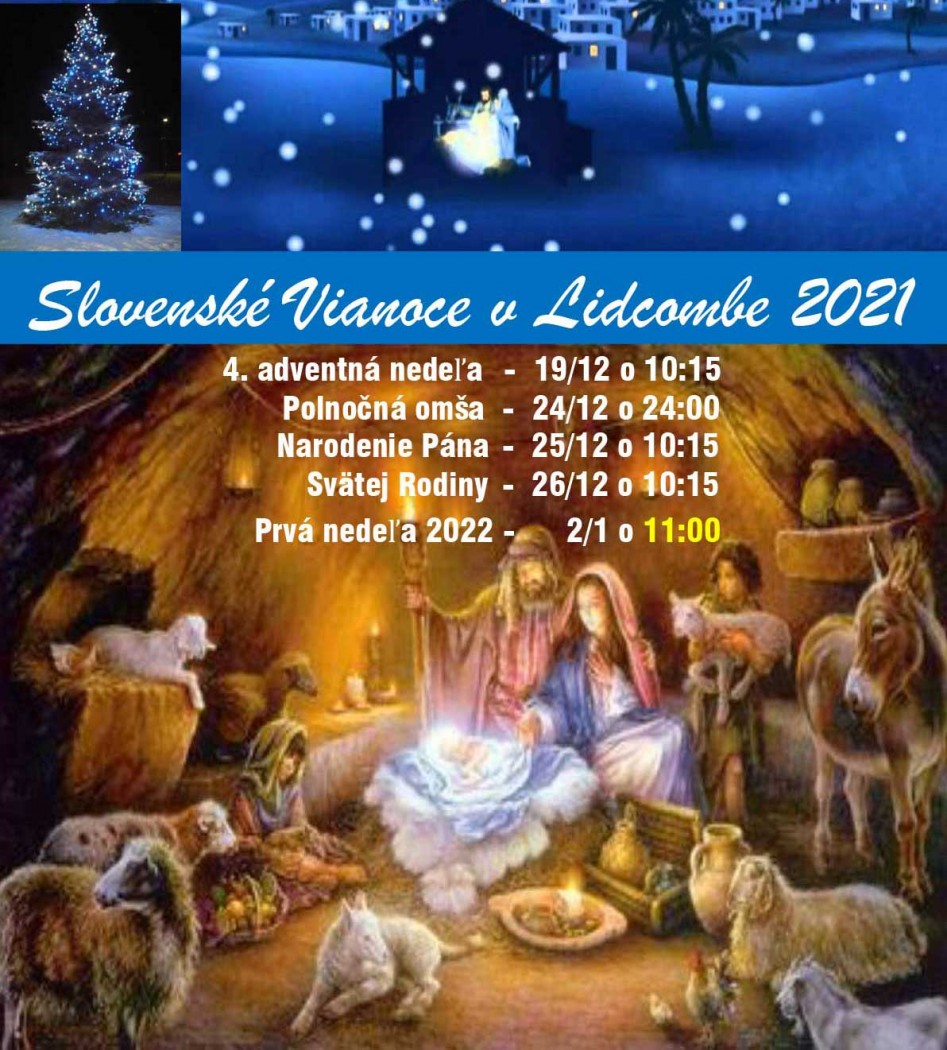 NOVÉ - - - Slovenské Vianoce v Lidcombe 2021