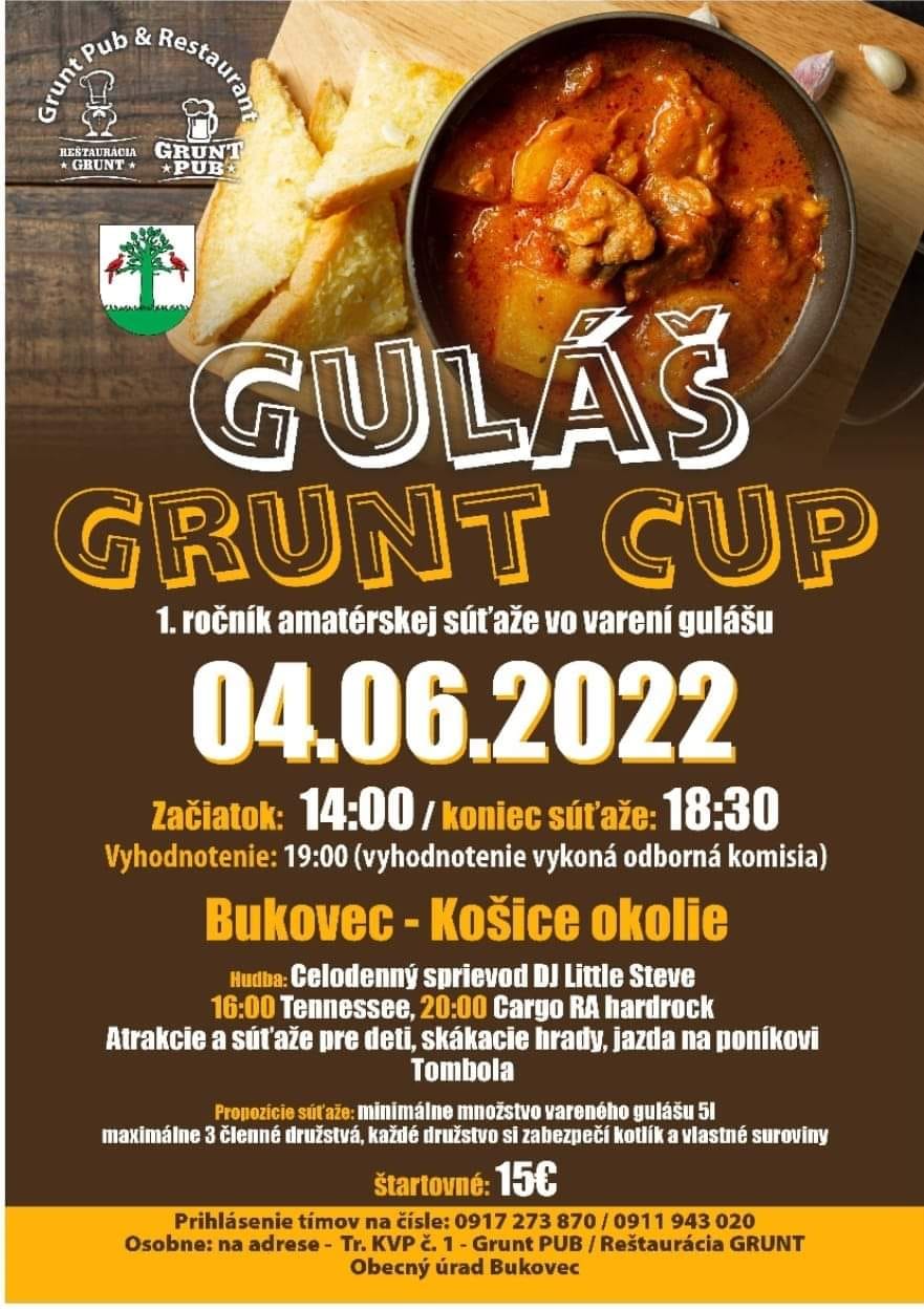 Guláš Grunt Cup 2022 Bukovec - 1. ročník