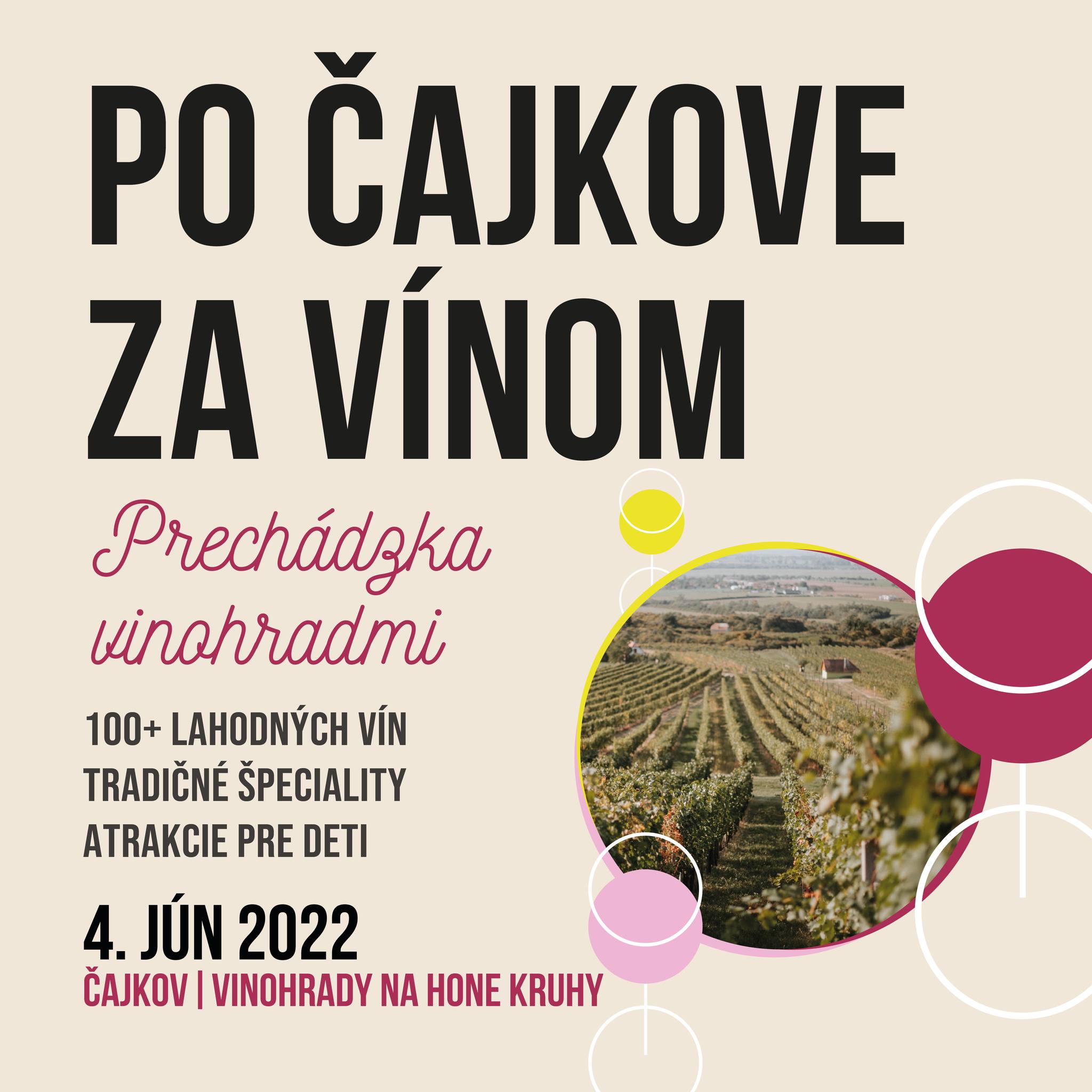 Po Čajkove za vínom a prechádzka vinohradmi 2022 Čajkov
