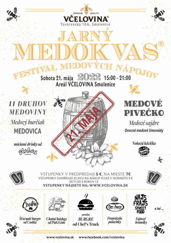 Jarný Medokvas 2022 - Smolenický festival medových nápojov