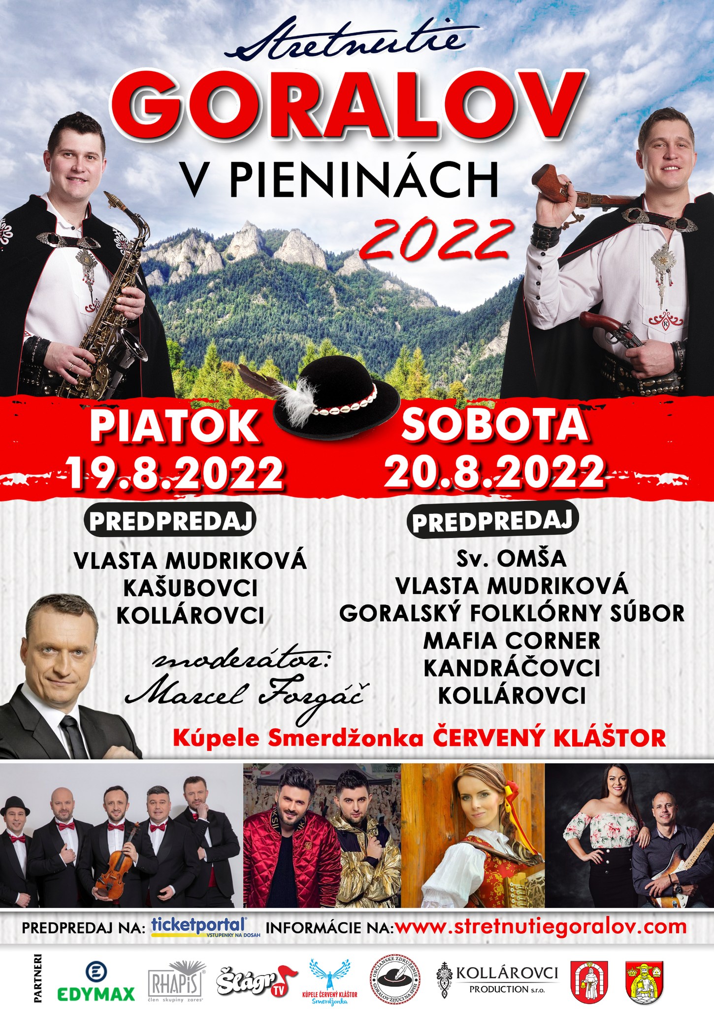 Stretnutie Goralov v Pieninách 2022 Červený Kláštor - 11. ročník