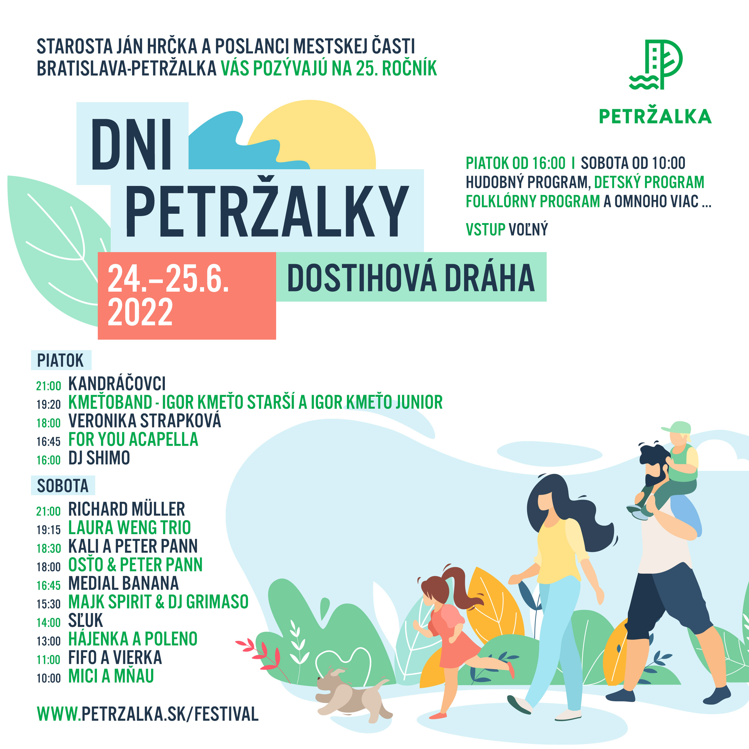 Dni Petržalky 2022 - 25. ročník
