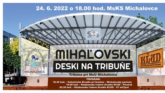 Mihaľovski Deski na tribuňe 2022 Michalovce