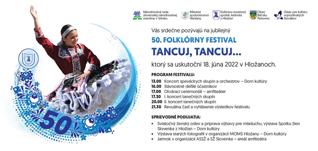 Tancuj, tancuj...v Hložanoch 2022 - 50. Folklórny festival 