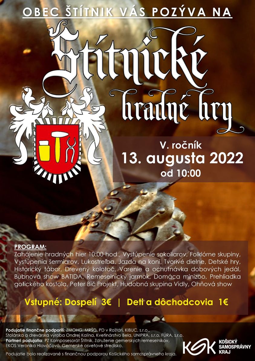 Štítnické hradné hry 2022 - V. ročník