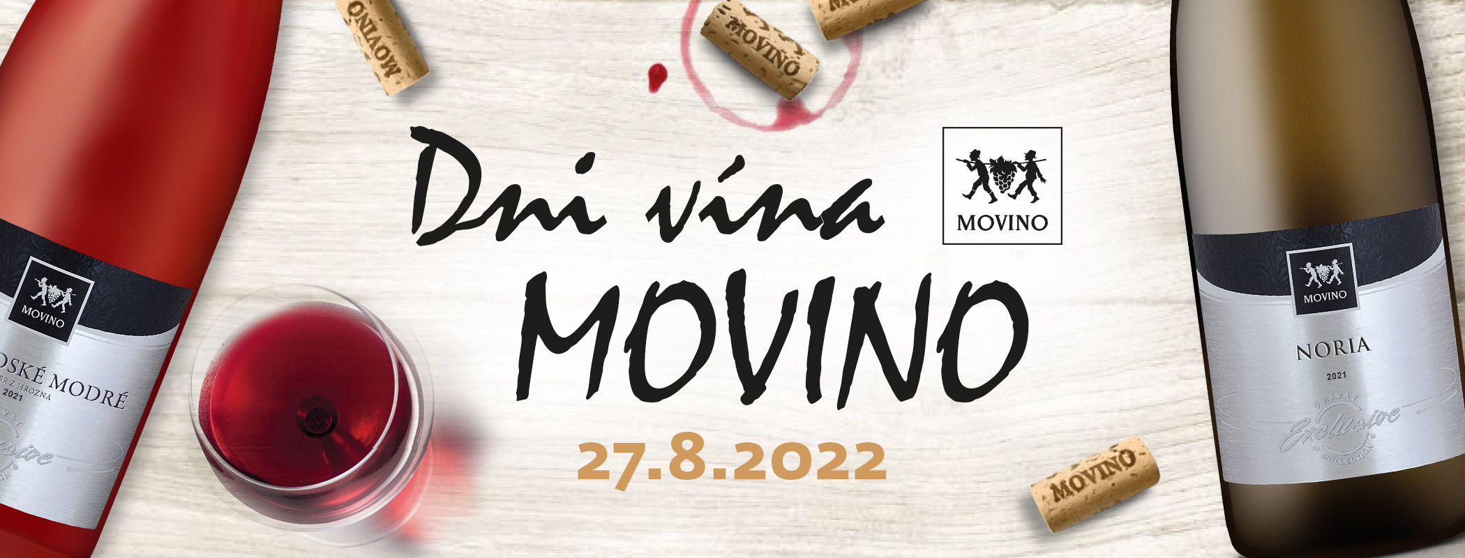 Dni vína Movino 2022 Veľký Krtíš - spojené s hudobným festivalom