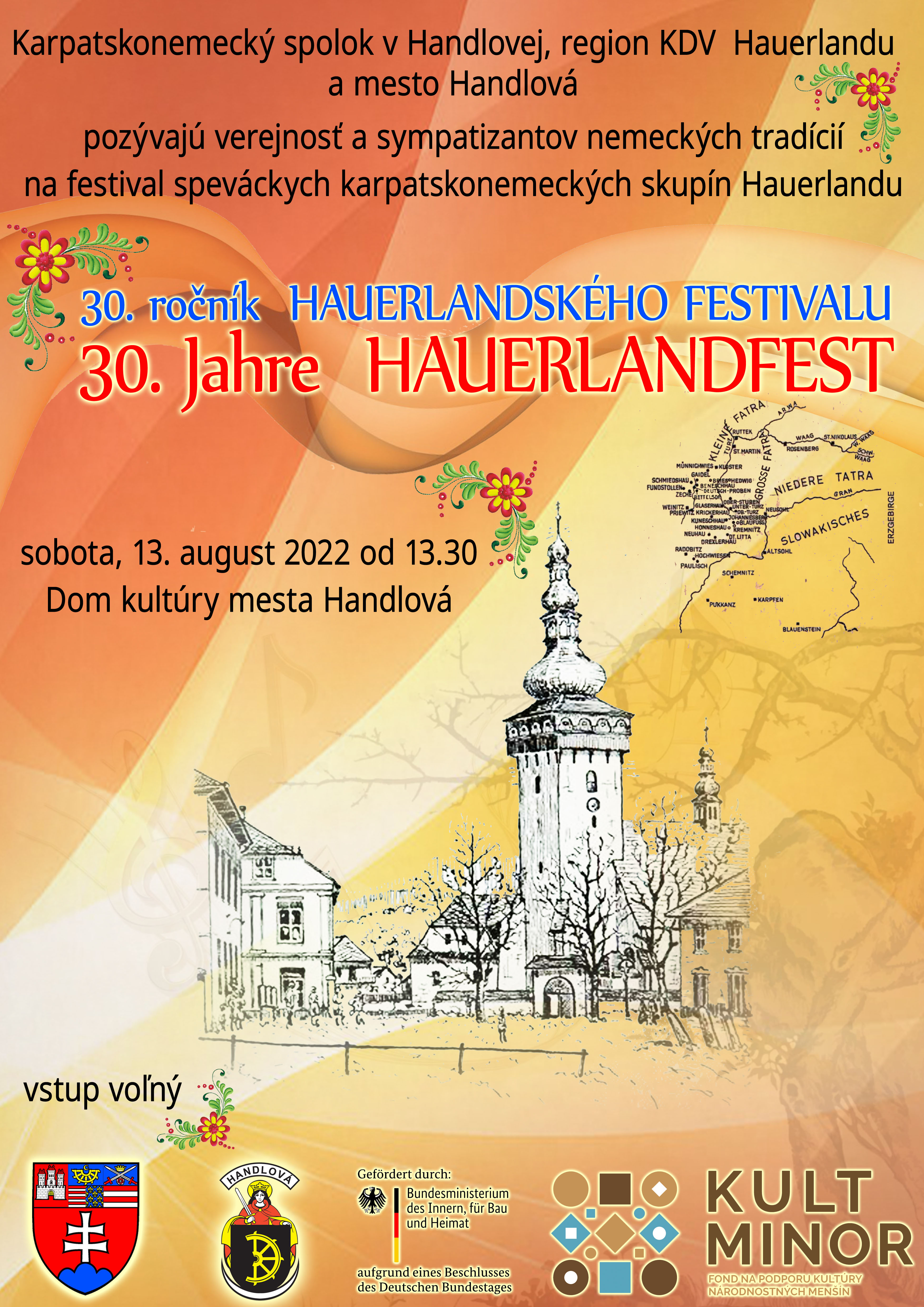 30. ronk Hauerlandskho festivalu 2022 Handlov