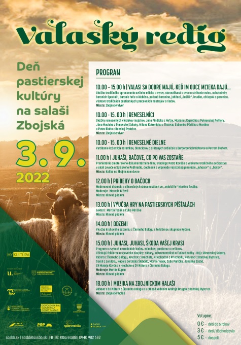 Valasky Redig 2022 Zbojsk - de pastierskej kultry