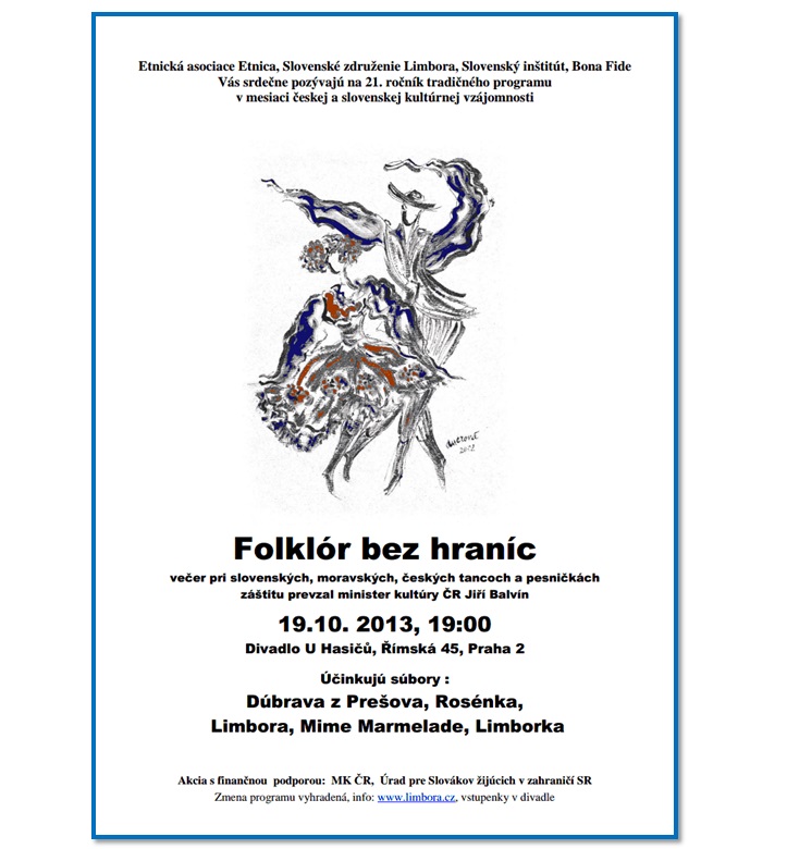 Folklór bez hraníc 2013 - 21. ročník