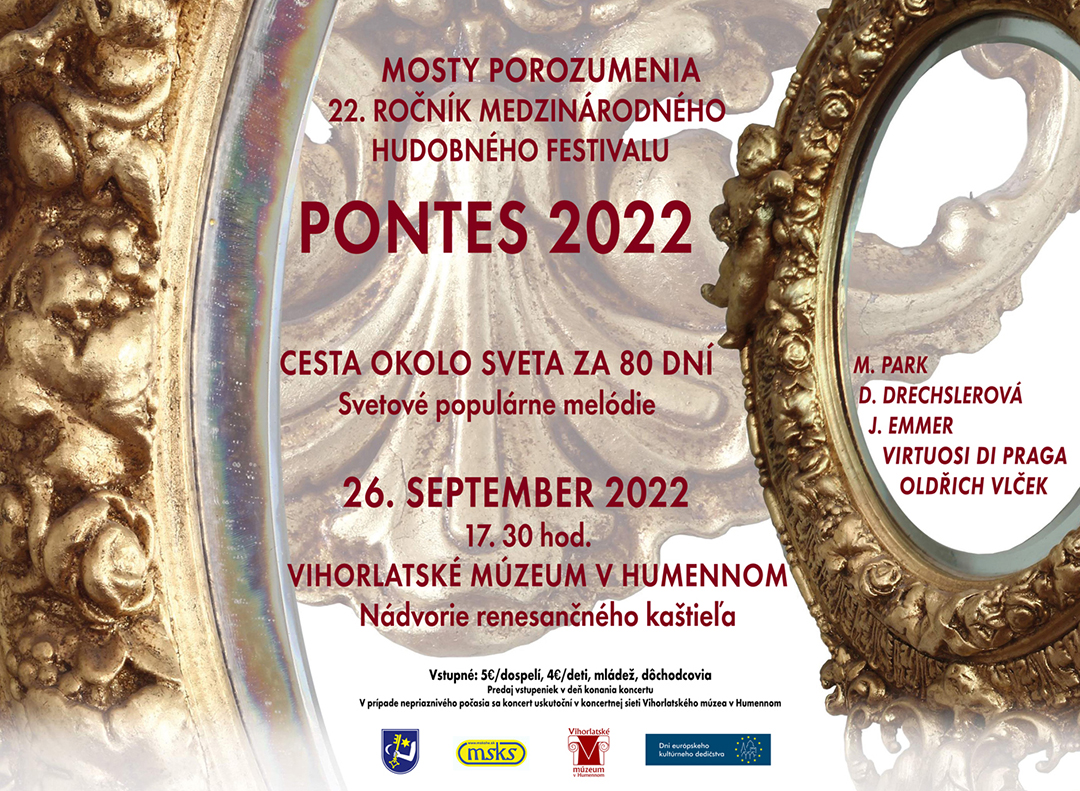 Pontes 2022 Humenné - 22. ročník medzinárodného hudobného festivalu