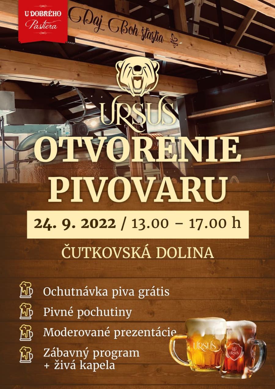 Otvorenie pivovaru v Čutkovskej doline 2022 Ružomberok