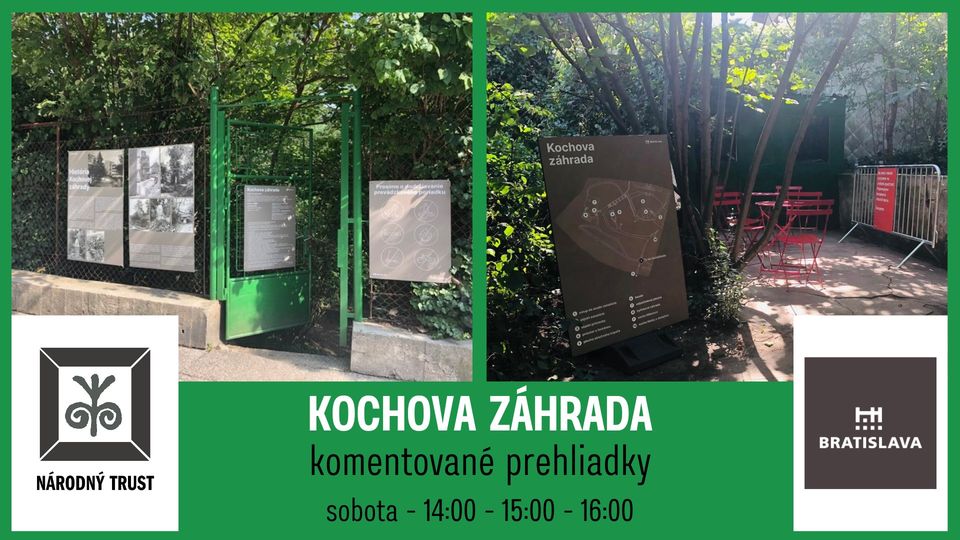 Kochova zhrada 2022 Bratislava - komentovan prehliadky