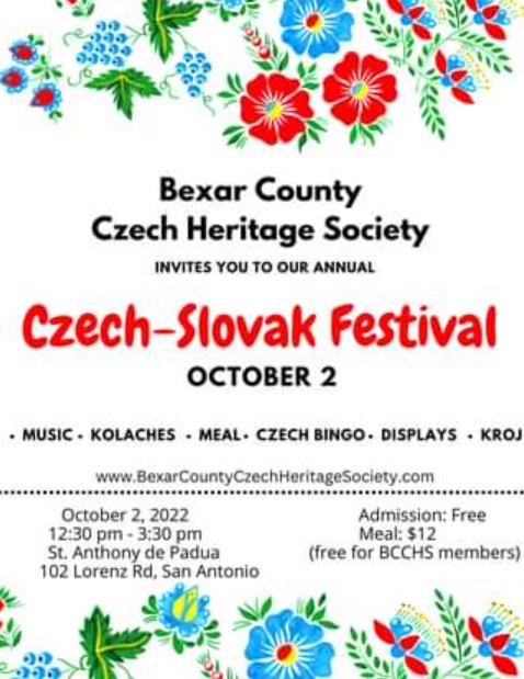 Czech-Slovak Heritage Festival 2022 Texas