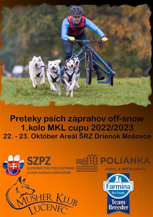 Preteky psích záprahov off-snow 2022 Mošovce