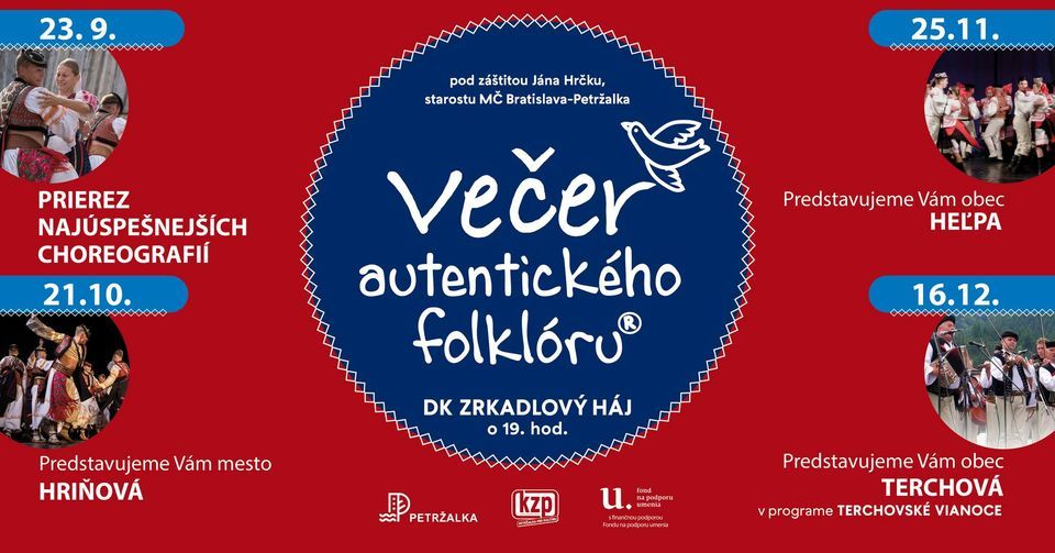 Večer autentického folklóru - Terchová 2022 Petržalka