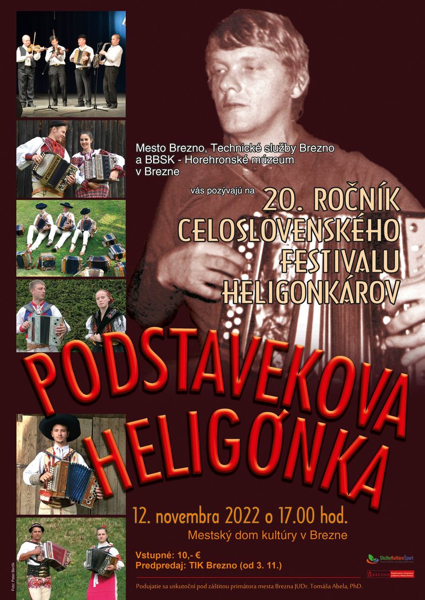 Celoslovensk festival heligonkrov 2022 Brezno - 20. ronk Podstavekovaj helignky