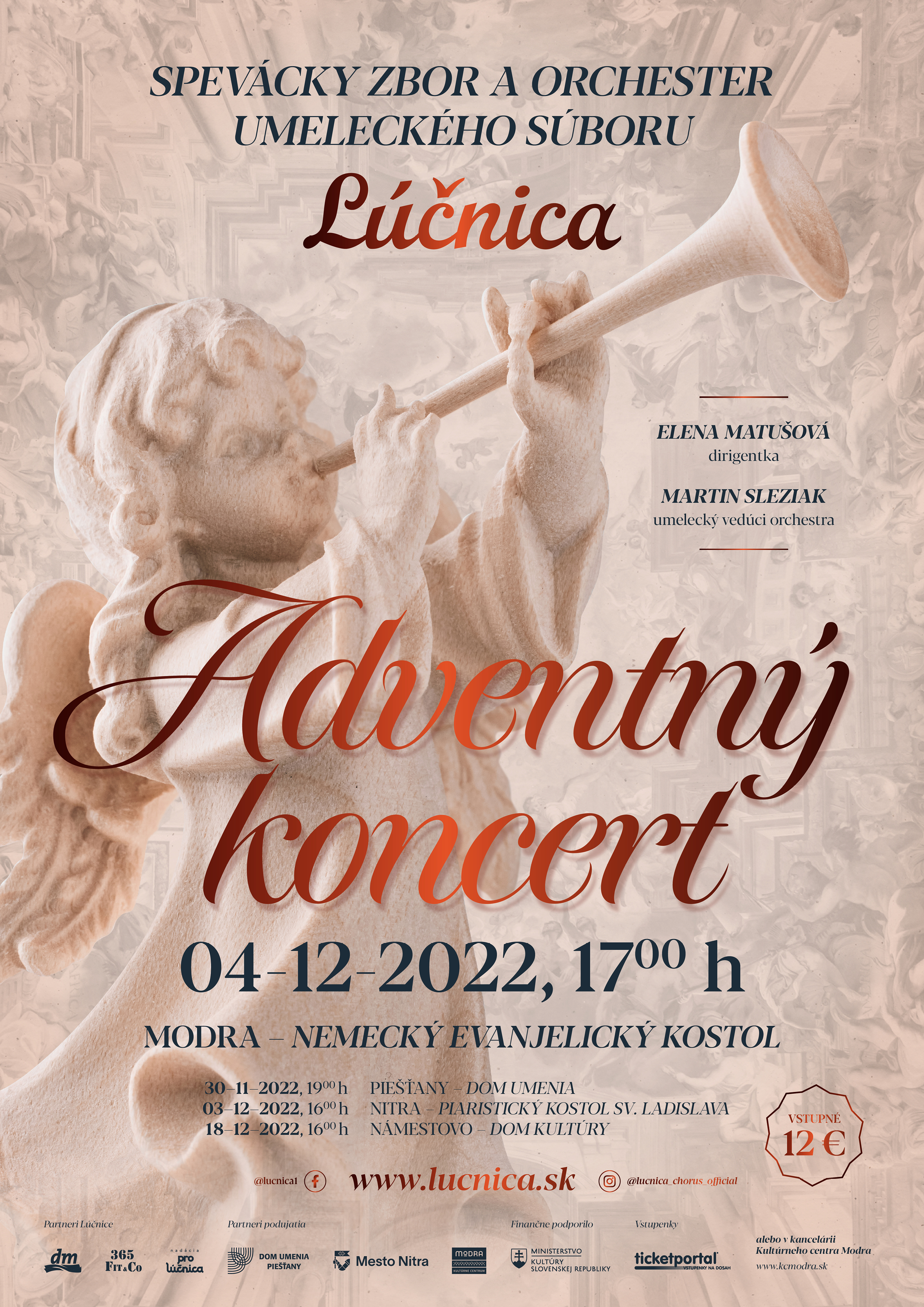 Adventný koncert 2022 Modra - Umelecký súbor Lúčnica