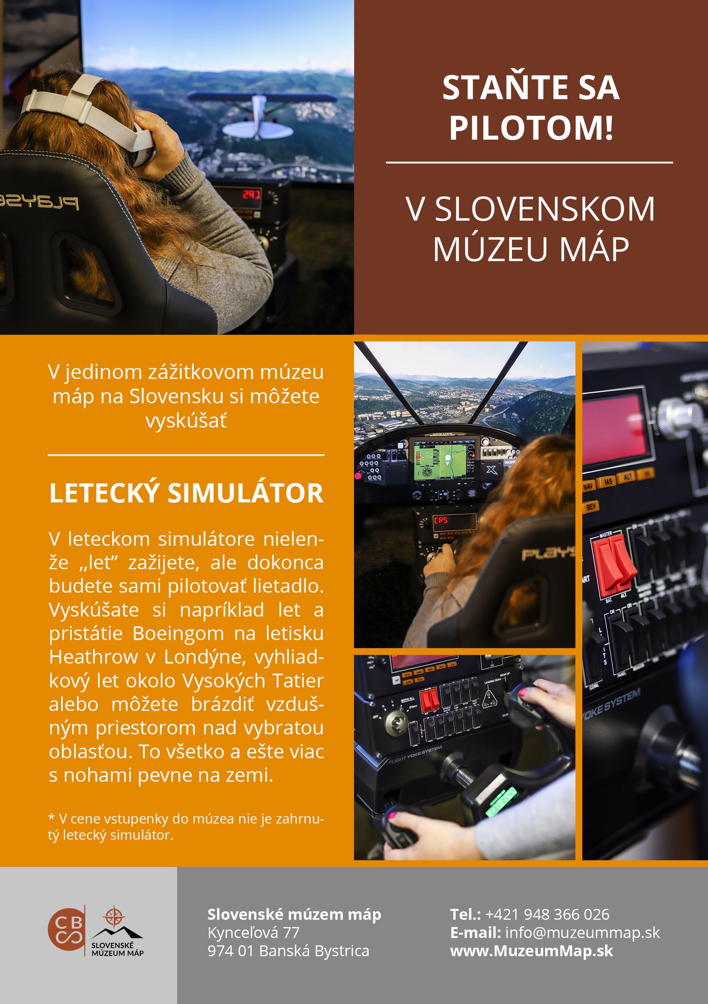 Staňte sa pilotom! 2022 Kynceľová - v Slovenskom múzeu máp