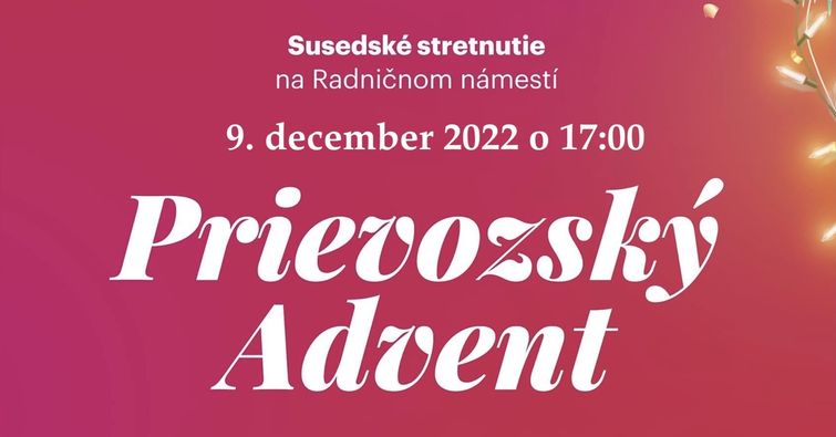 Prievozsk Advent 2022 Bratislava