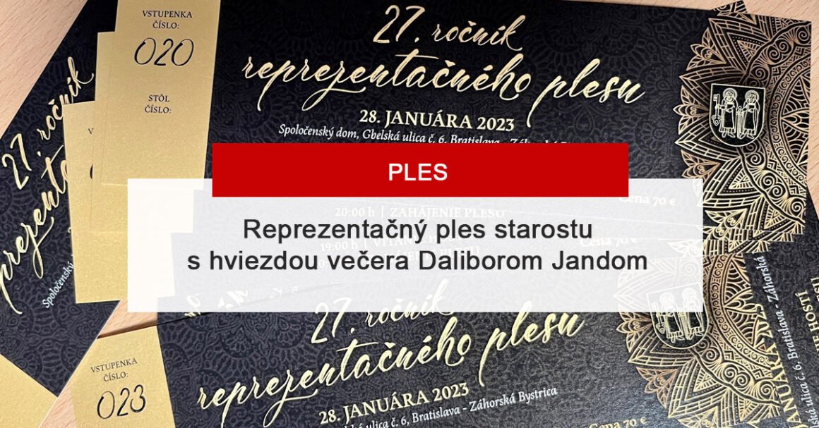 Reprezentačný ples starostu Jozefa Krúpu 2022 Záhorská Bystrica - 27. ročník