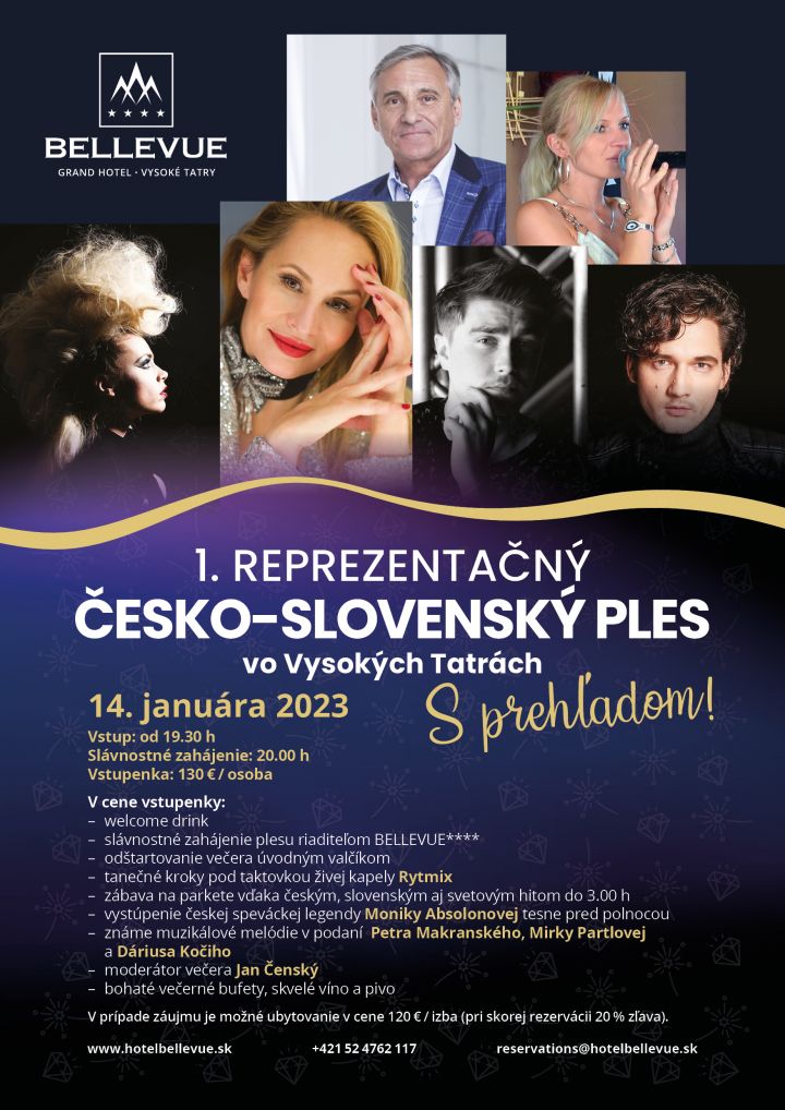 1. reprezentan esko  slovensk ples vo Vysokch Tatrch 2023
