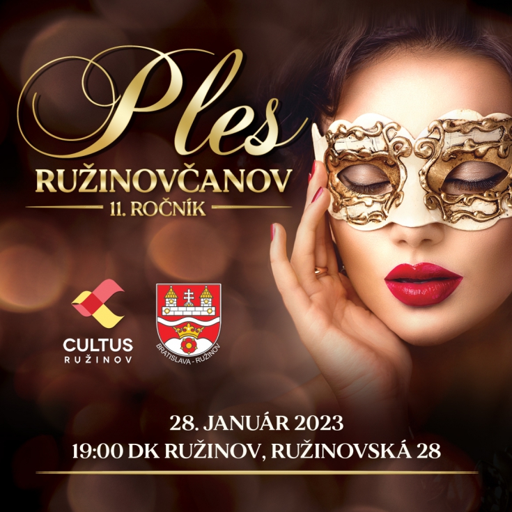 Ples Ružinovčanov 2022 Bratislava - 11. ročník