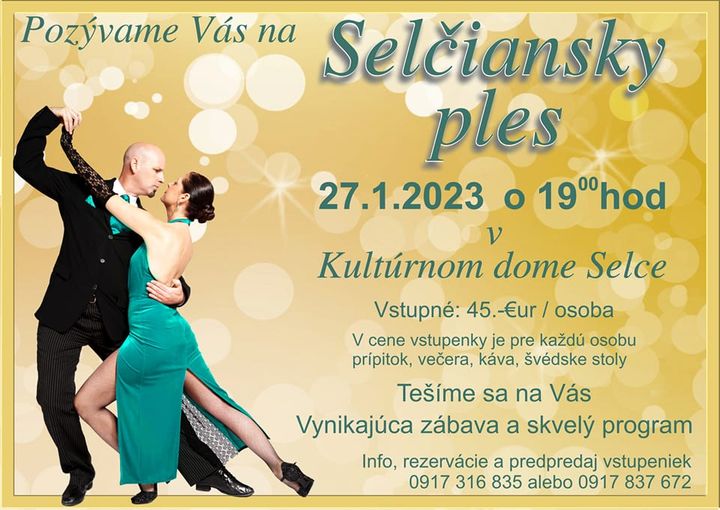Selčiansky ples 2023 Selce