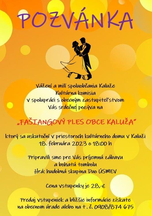 Faiangov ples obce Kalua 2023