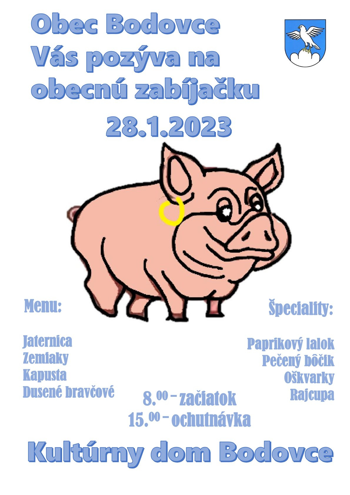 Obecn zabjaka 2023 Bodovce