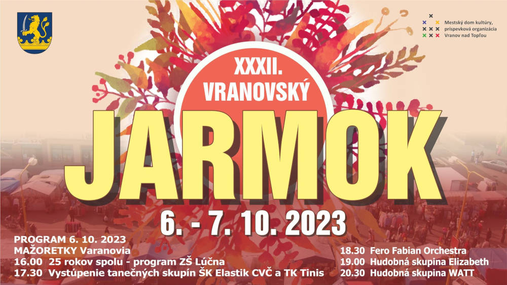 XXXII. Vranovsk jarmok 2023 Vranov nad Topou