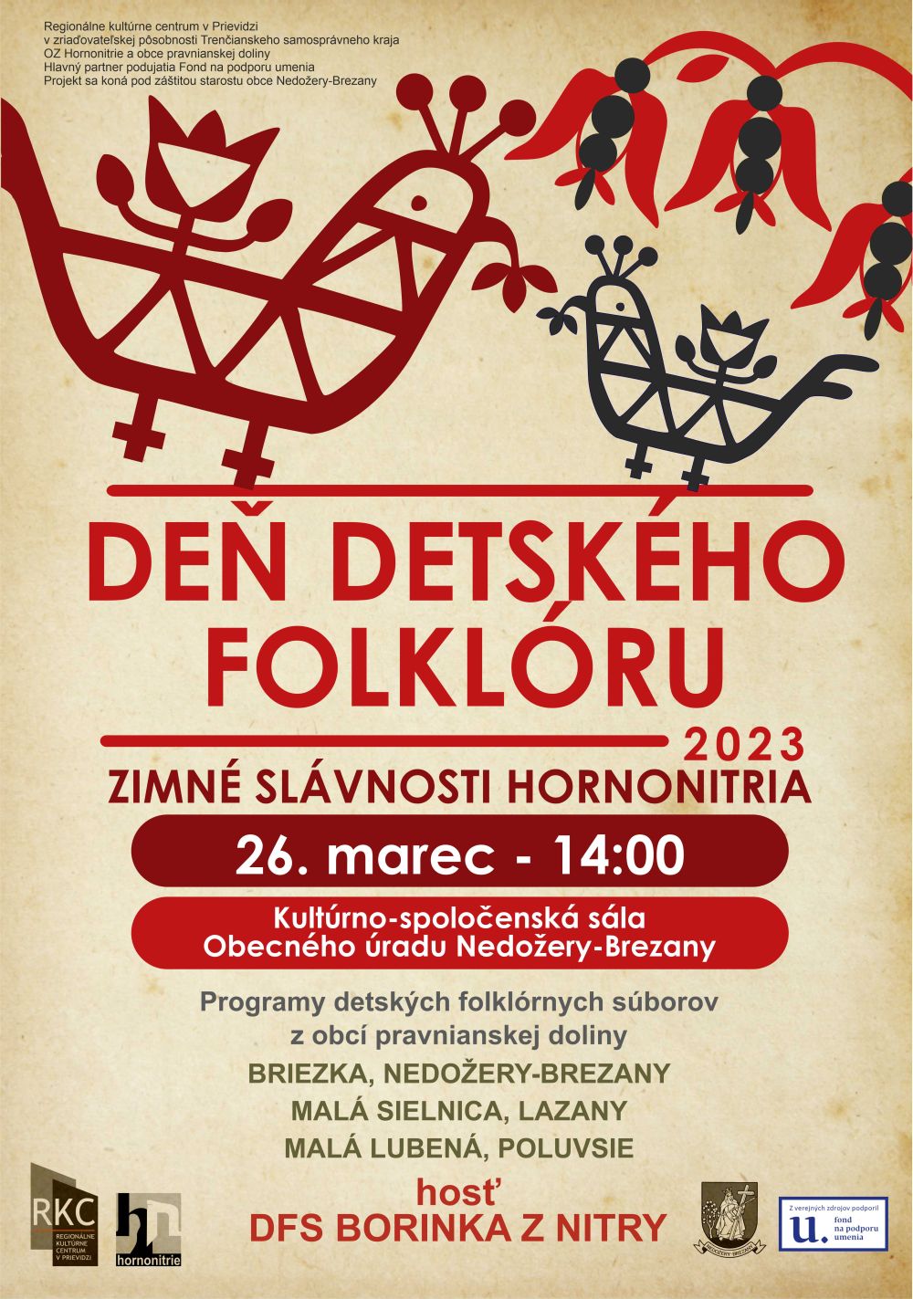 De detskho folklru 2023 Nedoery-Brezany